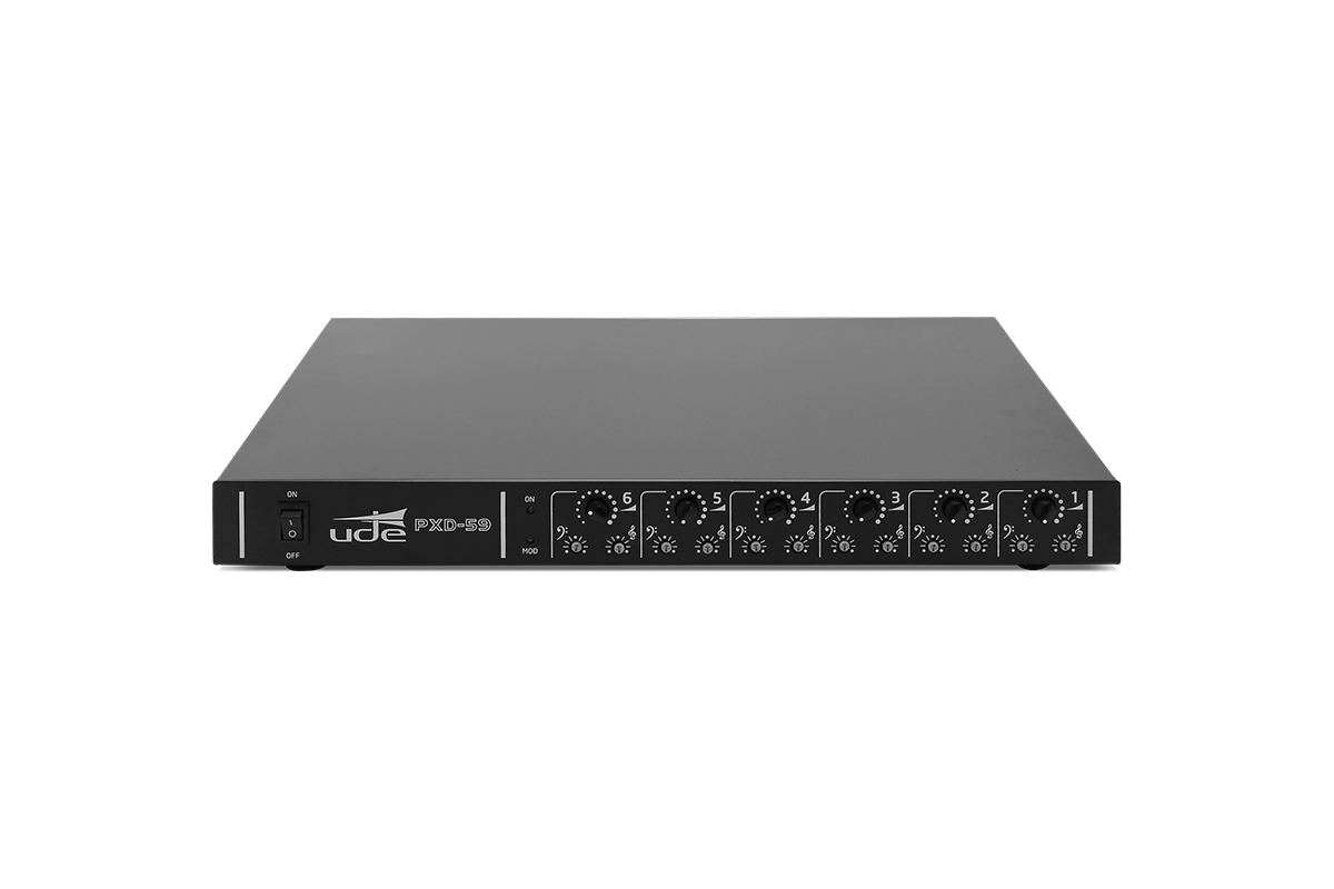 gama de preamplificadores UDE para sistemas de megafonía preamplifiers public address PA